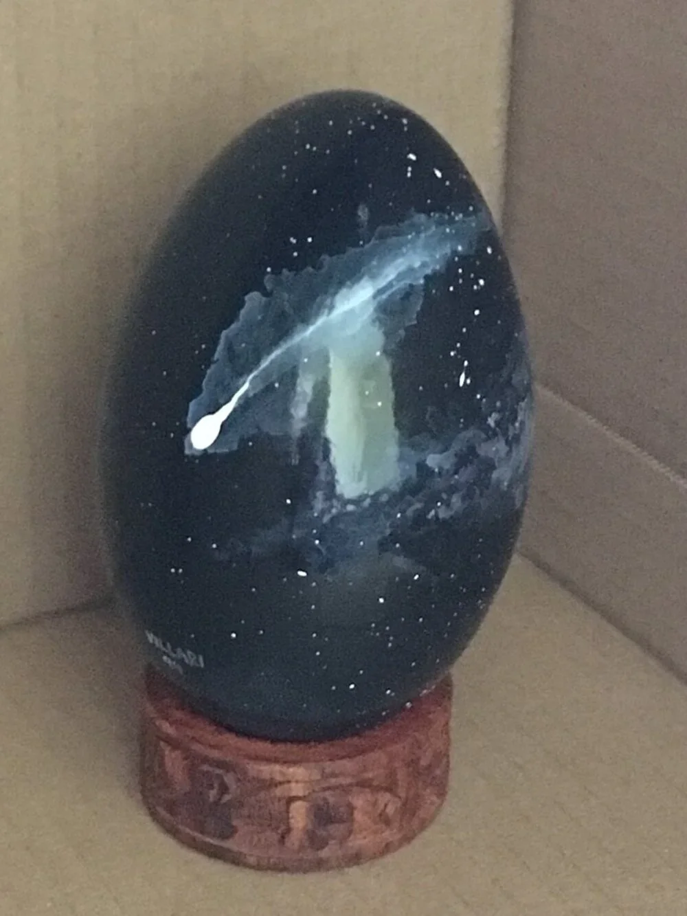Vintage Villari '99 Decorative Celestial Egg